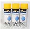 Image 1 : GENERAL PAINT SPRAY PAINT ENAMEL 340G 3 BOTTLES