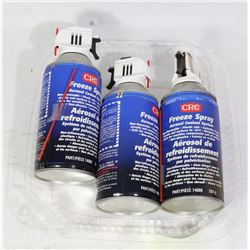 FREEZE SPRAY 284G 3 BOTTLES
