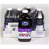 Image 1 : 8 BOTTLES OF OCEAN SPRAY CRAN-GRAPE COCKTAIL