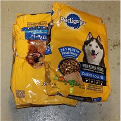 TWO BAGS OF PEDIGREE DOG FOOD