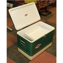 VINTAGE COLEMAN LOCKABLE CAMPING COOLER