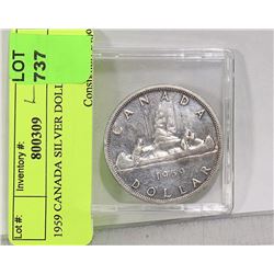 1959 CANADA SILVER DOLLAR