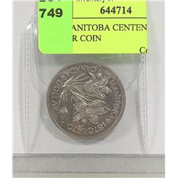 CAD MANITOBA CENTENNIAL DOLLAR COIN