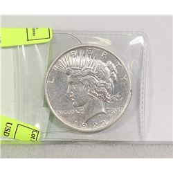 USD SILVER 1922 PEACE DOLLAR