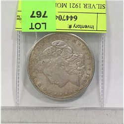 USD SILVER 1921 MORGAN