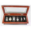 Image 1 : WATCH BOX WITH ASSORTED WATCHES