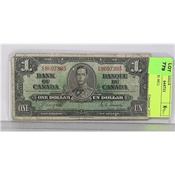 CAD 1937  $1 BILL
