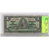 Image 1 : CAD 1937  $1 BILL