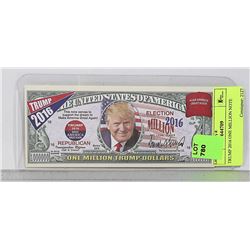 TRUMP 2016 ONE MILLION NOTE