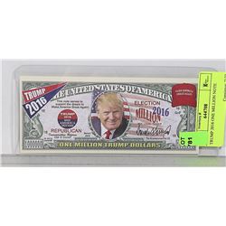 TRUMP 2016 ONE MILLION NOTE