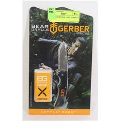 GERBER SURVIVAL KNIFE COMPACT SCOUT