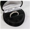 Image 1 : 925 SILVER CIRCLE OF HEARTS RING WITH CUBIC