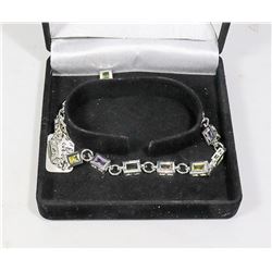 NEW STERLING 925 / SILVER LADIES BRACELET CUBIC