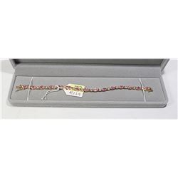 NEW YELLOW /14K / 925 / GOLD PLATED BRACELET CUBIC