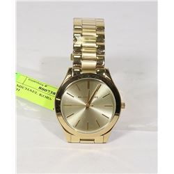 NEW MICHAEL KORS GOLD TONE WATCH
