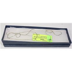 VERY LONG 36" STERLING SILVER CHAIN STRONG AND