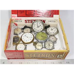 VINTAGE STETSON CIGAR BOX WITH ESTATE