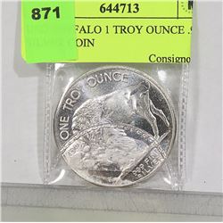 USD BUFFALO 1 TROY OUNCE .999 SILVER COIN