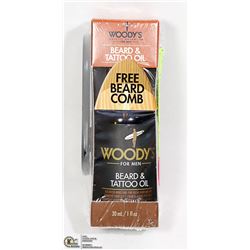 WOODYS BEARD & TATTOO OIL $29.51 ON AMAZON, 30 ML