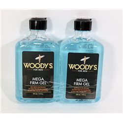 2PKG WOODYS FOR MEN MEGA FIRM GEL