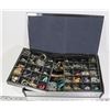 Image 1 : ESTATE 3 SECTION JEWELLERY ORGANIZER WITH CONTENTS