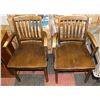 Image 1 : MAPLE ARM CHAIRS- SET OF 2- VINTAGE-MADE IN QUEBEC