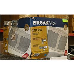 NEW BROAN ELITE VENTILATION FAN, HAS A DENT ON TOP