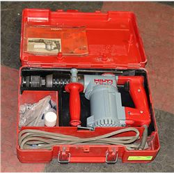 HILTI TE 17 WITH KIT, PARTS, CASE AND INSTRUCTIONS