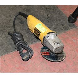 DEWALT 4 1/2" ANGLE GRINDER