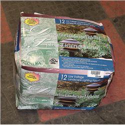 BOX OF SOLAR GARDEN/LAWN LIGHTS