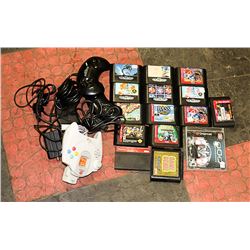 14 SEGA GENESIS GAMES & CONTROLLERS