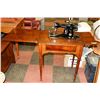 Image 1 : 1950'S VINTAGE SEWING MACHINE & TABLE