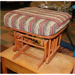UPHOLSTERED ROCKER OTTOMAN