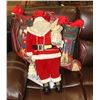 Image 1 : 30" SANTA PLUS 3 LARGE CHRISTMAS STOCKING SET
