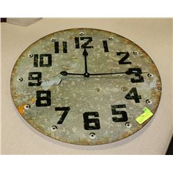 DECORATIVE WALL CLOCK 23" DIAMETER