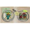 Image 1 : VINTAGE 2 PCS HUMMEL "HERALD ANGEL" STAINED GLAS