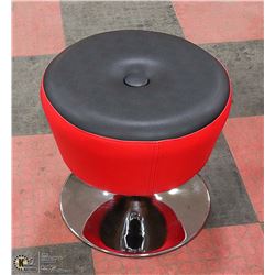 NEW PLUSH 1 BUTTON SALON STOOL