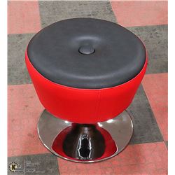 NEW PLUSH 1 BUTTON SALON STOOL