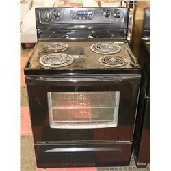 BLACK WHIRLPOOL COIL TOP STOVE