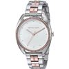 Image 1 : NEW MICHAEL KORS WHITE SUNRAY DIAL 38MM MSRP $379