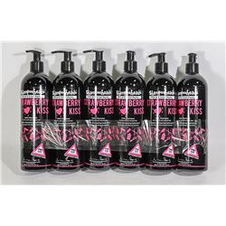 6 PACK SHAMPOOHEADS PROFESSIONAL STRAWBERRY KISS