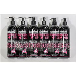 6 PACK SHAMPOOHEADS PROFESSIONAL STRAWBERRY KISS