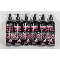6 PACK SHAMPOOHEADS PROFESSIONAL STRAWBERRY KISS