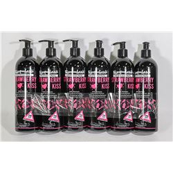 6 PACK SHAMPOOHEADS PROFESSIONAL STRAWBERRY KISS