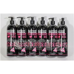 6 PACK SHAMPOOHEADS PROFESSIONAL STRAWBERRY KISS