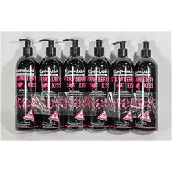 6 PACK SHAMPOOHEADS PROFESSIONAL STRAWBERRY KISS