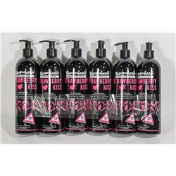 6 PACK SHAMPOOHEADS PROFESSIONAL STRAWBERRY KISS