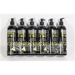 6 PACK SHAMPOOHEADS PROFESSIONAL TROPICAL TWIST