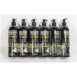 6 PACK SHAMPOOHEADS PROFESSIONAL TROPICAL TWIST