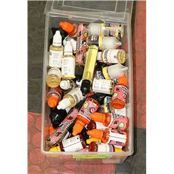 LARGE BIN OF MIXED FLAOUR VAPE - BIN HAS A MIX